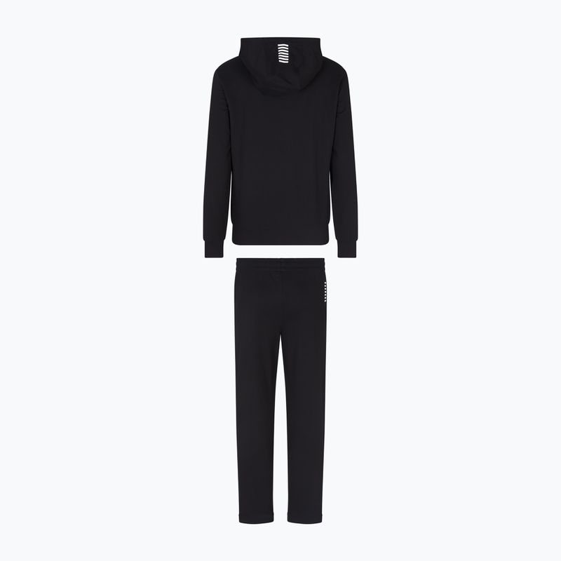 Men's tracksuit EA7 Emporio Armani Train Core Id T-Suit Hoodie Fz black 2