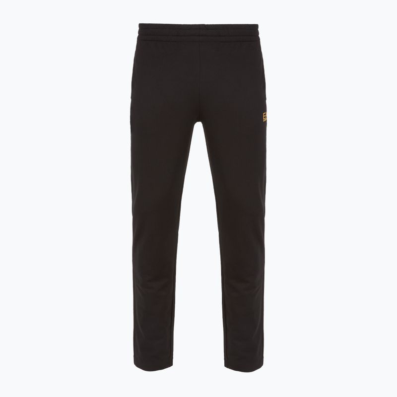 Men's EA7 Emporio Armani Train Core Identity Tracksuit FZ black/gold 9