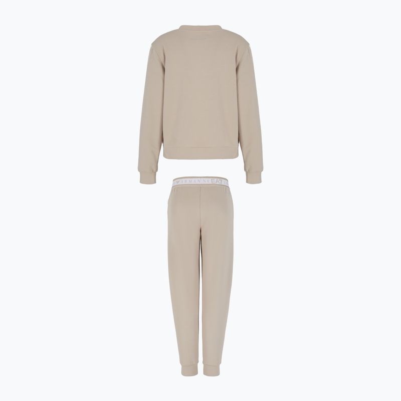 EA7 Emporio Armani Natural Ventus 7 women's tracksuit cobblestone 2