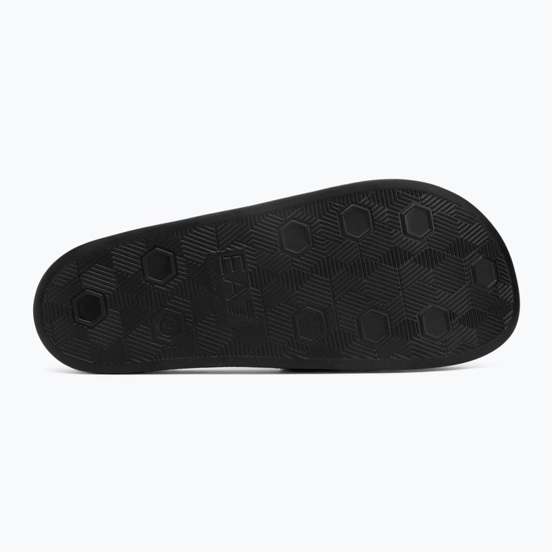 EA7 Emporio Armani Water Sports All Over flip-flops full black / white 4