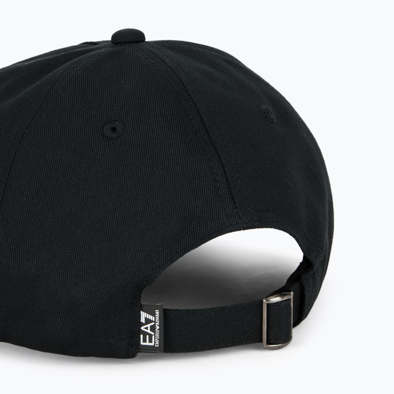 EA7 Emporio Armani Train Logo Series Embroidered baseball cap black 4