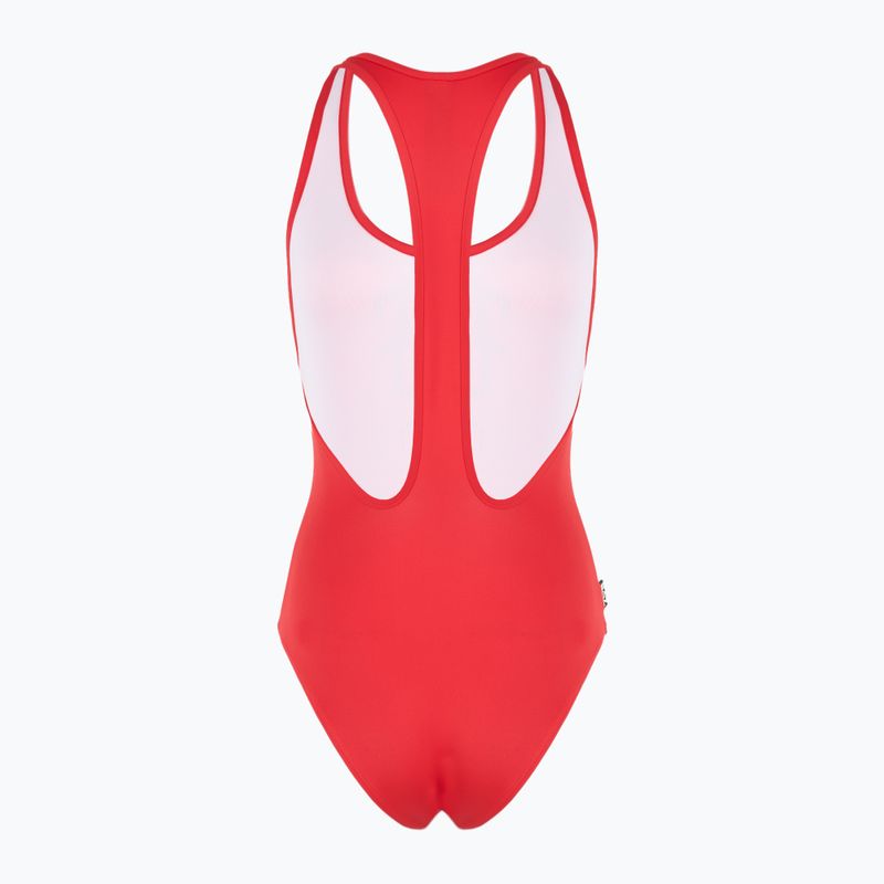 Women's one-piece swimsuit EA7 Emporio Armani Maxi Logo One Piece racing red 2