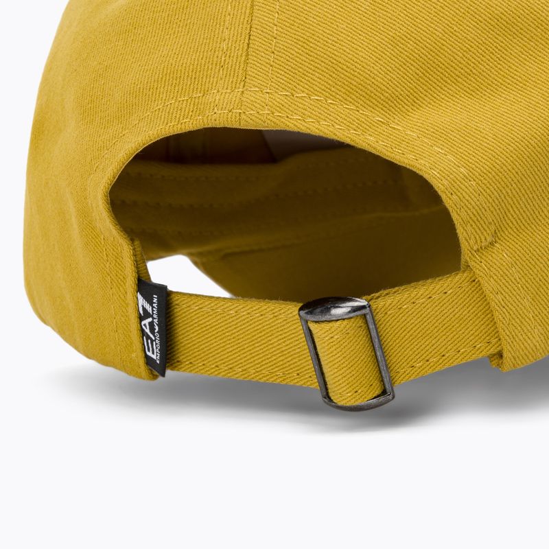 EA7 Emporio Armani Train Logo Series Embroidered antique moss baseball cap 4