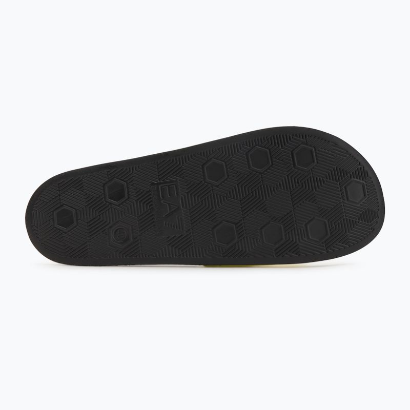 EA7 Emporio Armani Water Sports Visibility yellow flueo / black flip-flops 4