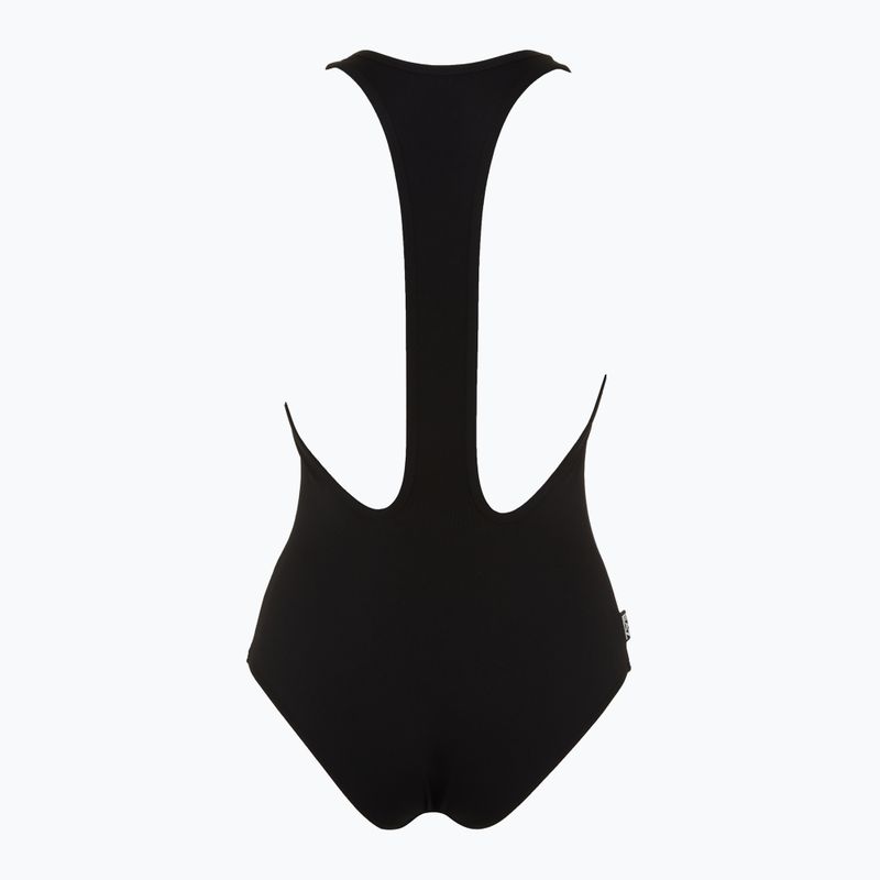 Women's one-piece swimsuit EA7 Emporio Armani Maxi Logo One Piece black 2