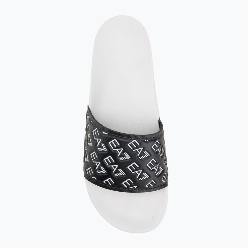 EA7 Emporio Armani Water Sports All Over black / white flip-flops 5