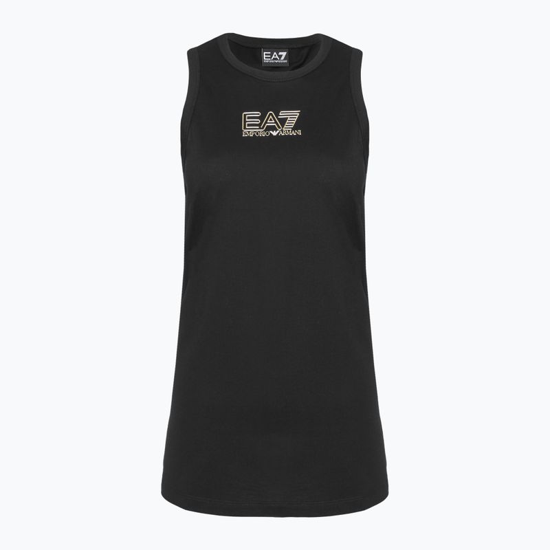 Women's EA7 Emporio Armani Train Visibility Tank black/gold