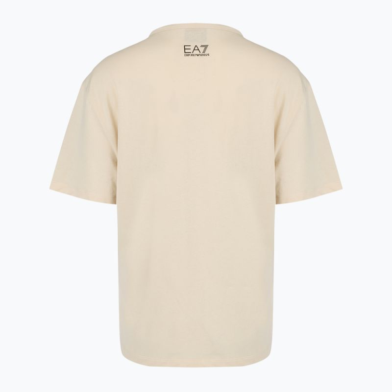 Women's EA7 Emporio Armani Train Visibility t-shirt almond milk 2