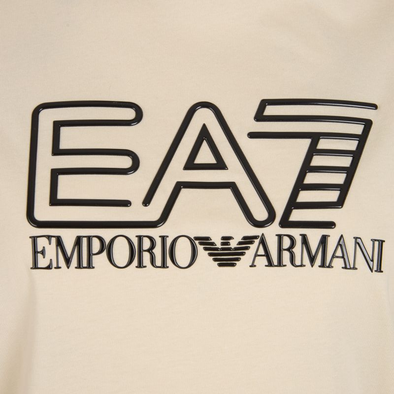 Women's EA7 Emporio Armani Train Visibility t-shirt almond milk 3
