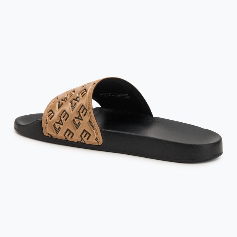 EA7 Emporio Armani Water Sports All Over flip-flops black / gold 3