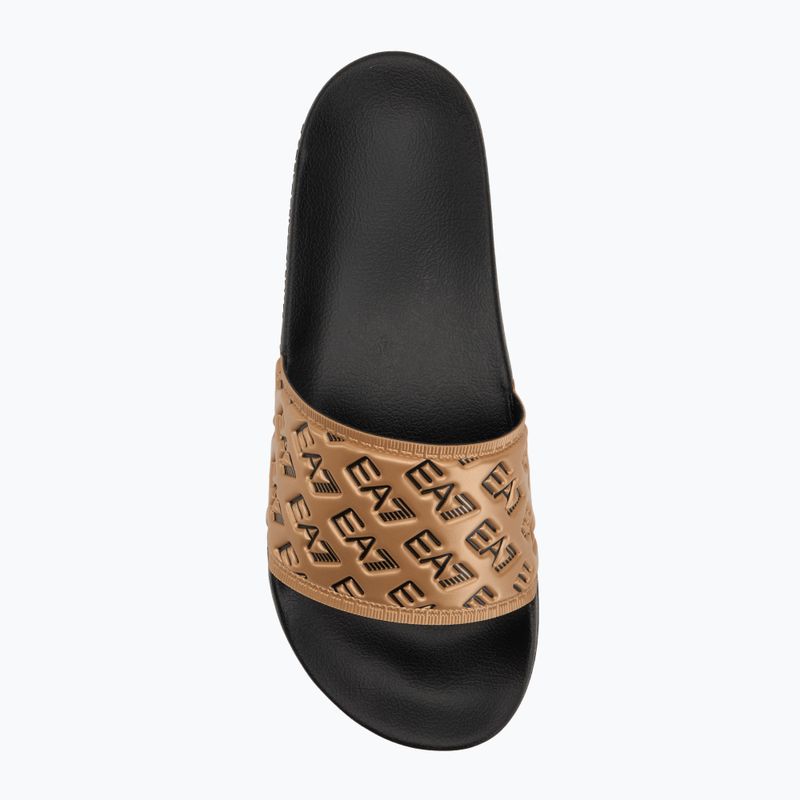 EA7 Emporio Armani Water Sports All Over flip-flops black / gold 5