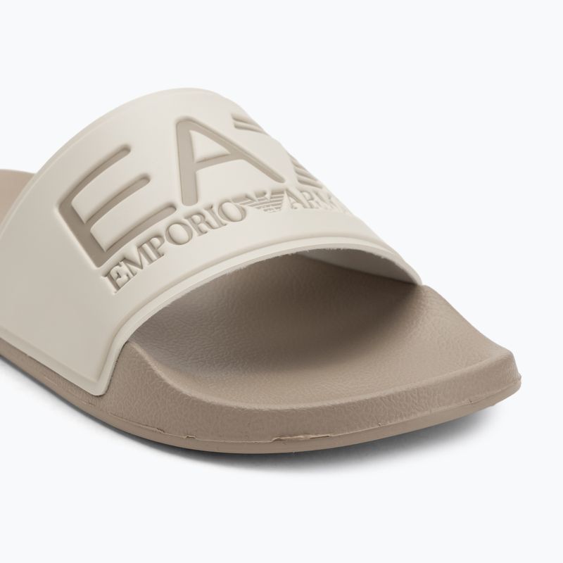 EA7 Emporio Armani Water Sports Visibility flip-flops cobblestone / silver birch 7
