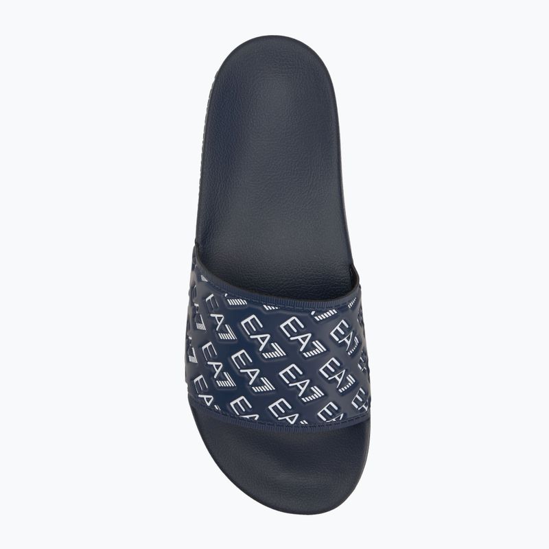 EA7 Emporio ArmaniWater Sports All Over navy / white flip-flops 5