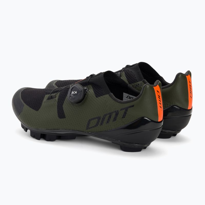 Men's MTB cycling shoes DMT KM3 green/black 3
