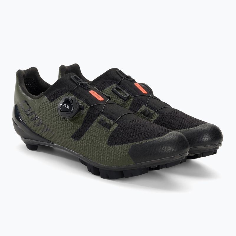 Men's MTB cycling shoes DMT KM3 green/black 4