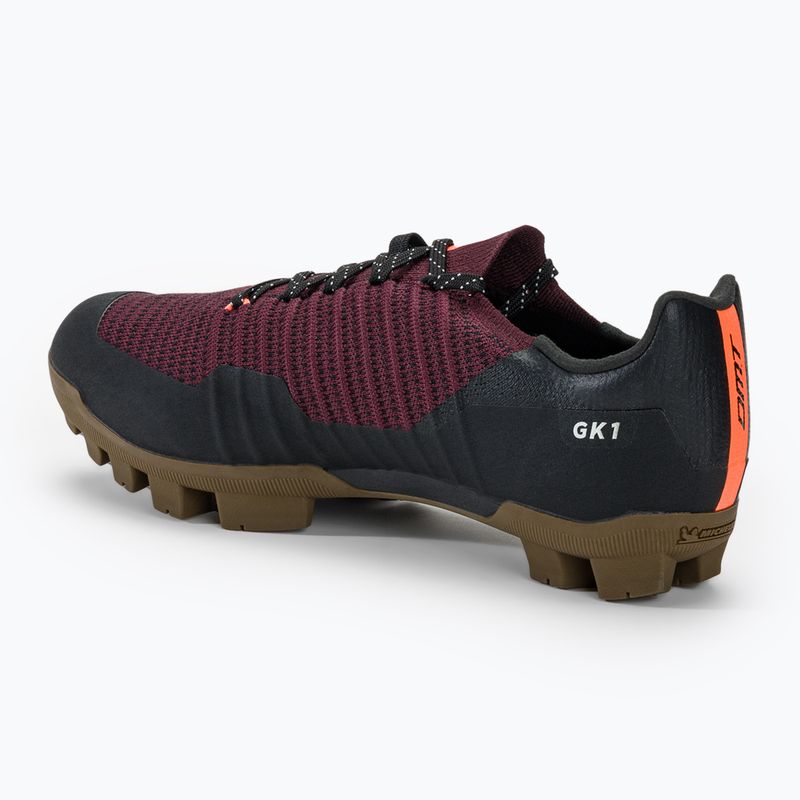 Men's cycling shoes MTB DMT GK1 black/bordeaux 3