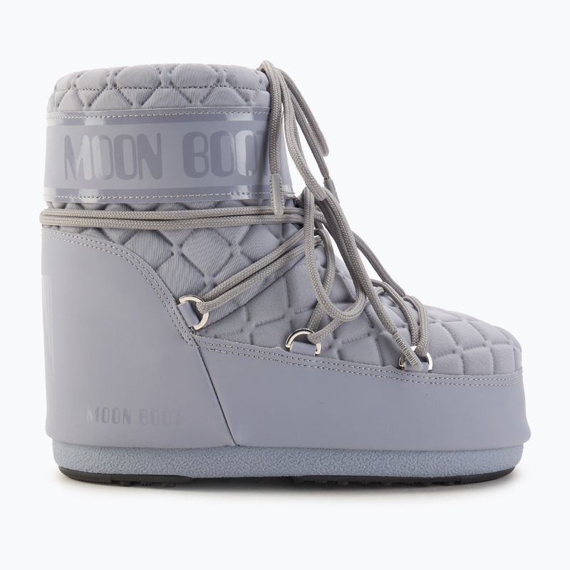 Women's snow boots Moon Boot Icon Low Quilt grey 2