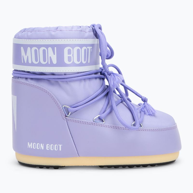 Women's Moon Boot Icon Low Nylon lilac snow boots 2