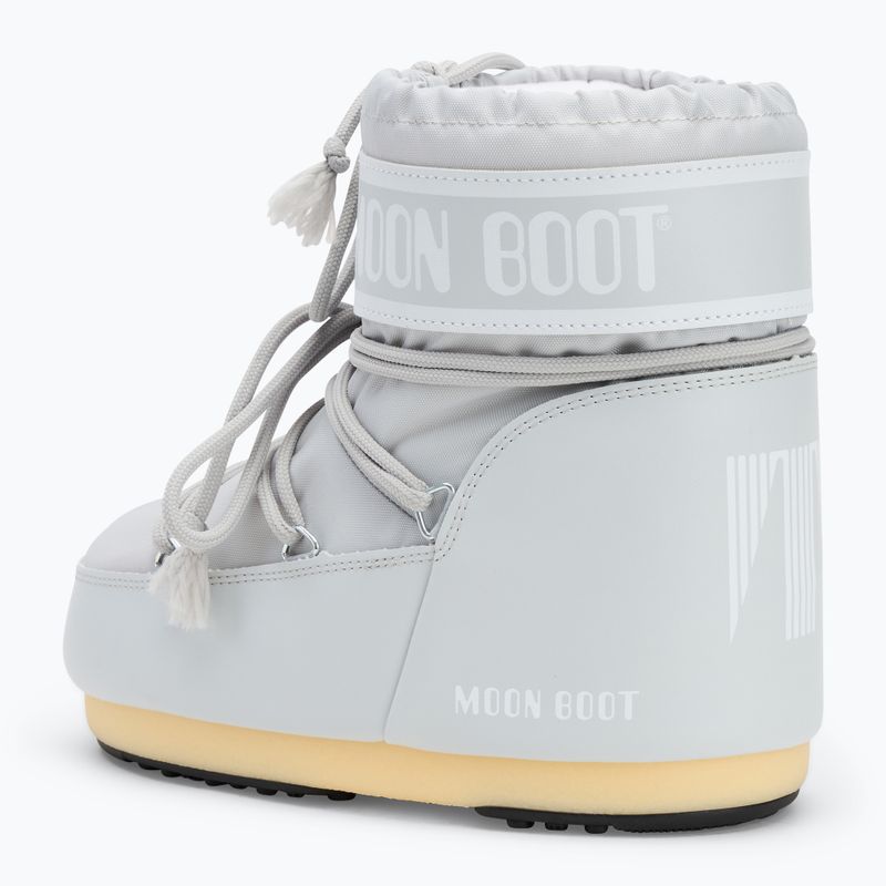 Women's Moon Boot Icon Low Nylon glacier grey snow boots 3