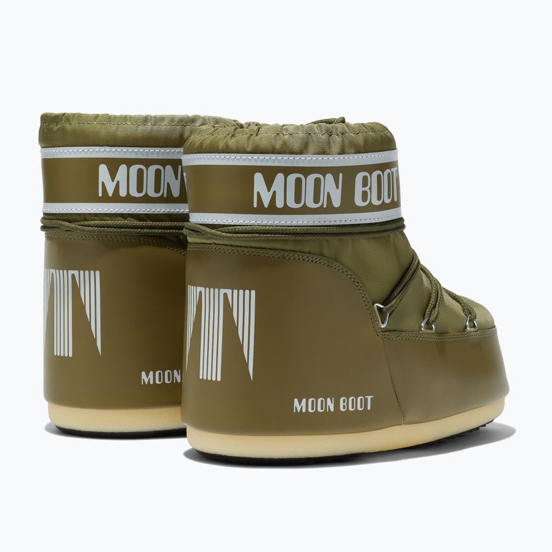 Women's Moon Boot Icon Low Nylon khaki snow boots 9