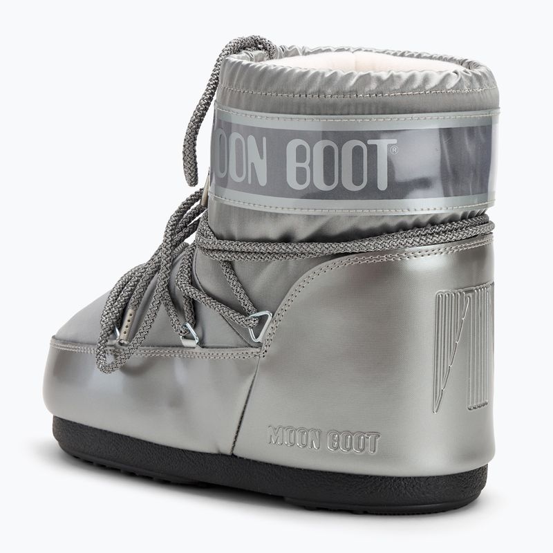 Women's Moon Boot Icon Low Glance silver snow boots 3