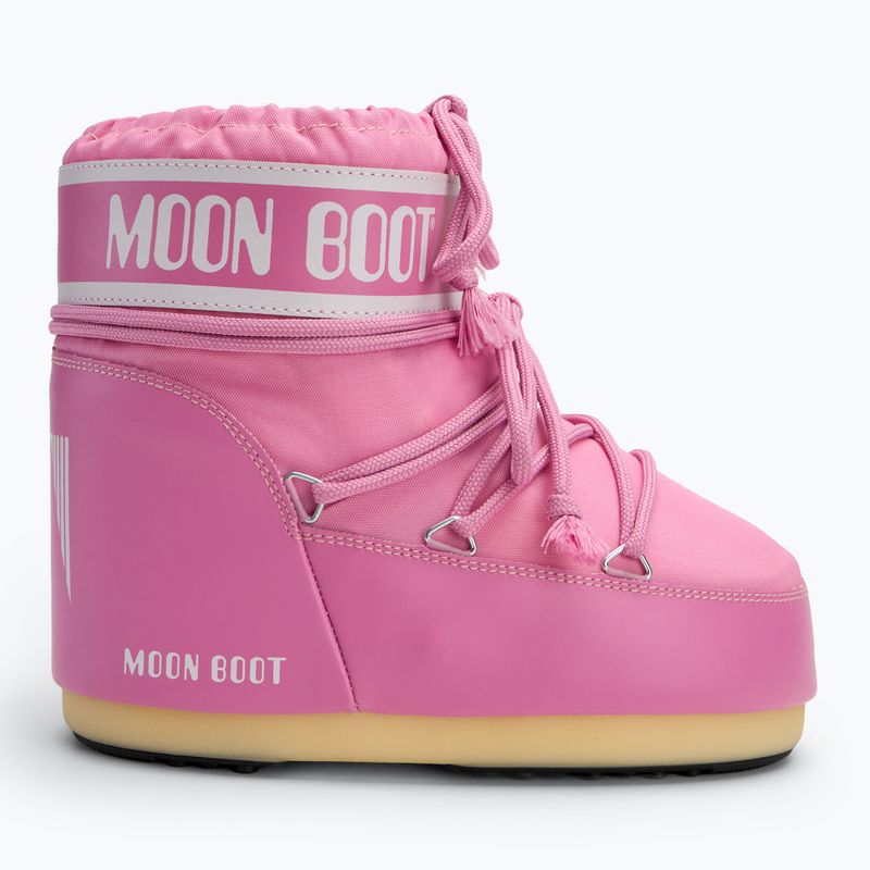 Women's Moon Boot Icon Low Nylon pink snow boots 2