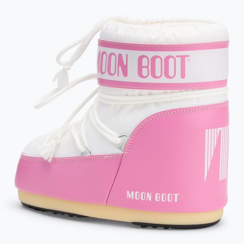 Women's snow boots Moon Boot Icon Low Nylon pink/white 3