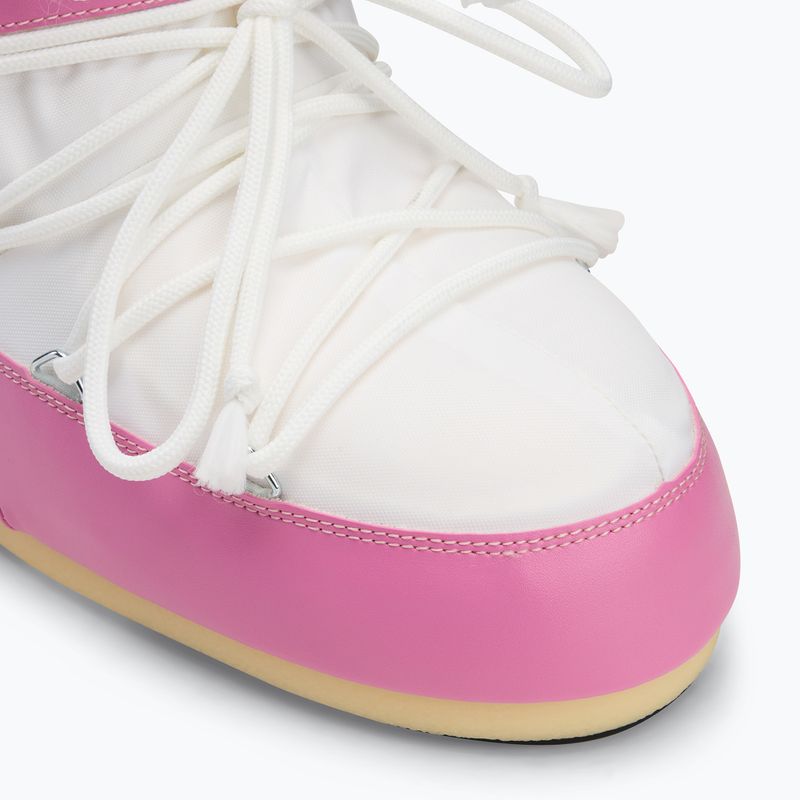 Women's snow boots Moon Boot Icon Low Nylon pink/white 7