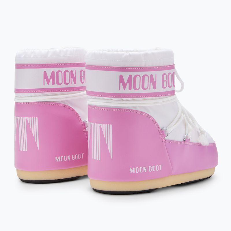 Women's snow boots Moon Boot Icon Low Nylon pink/white 10