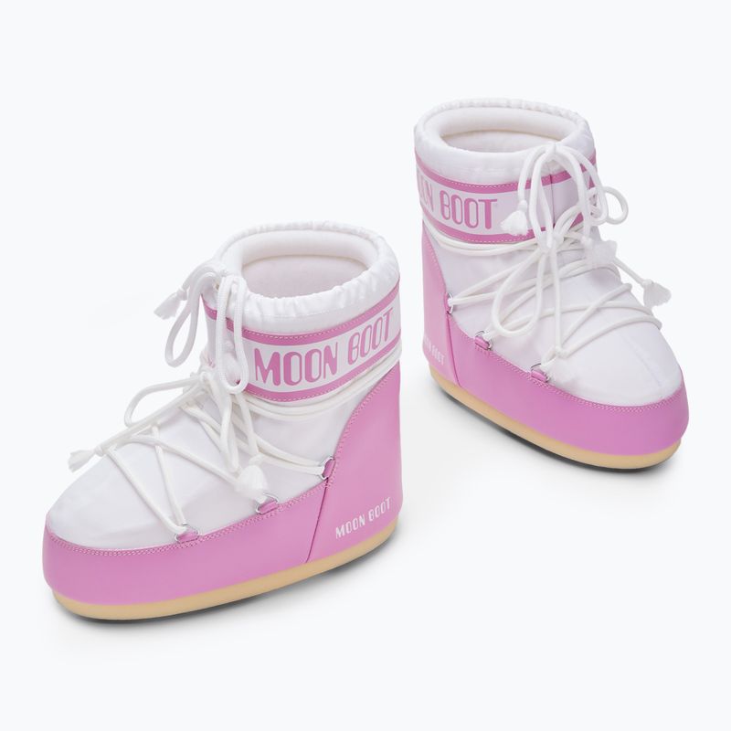 Women's snow boots Moon Boot Icon Low Nylon pink/white 11