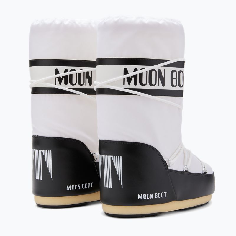 Moon Boot women's snow boots Icon Nylon black/white 10