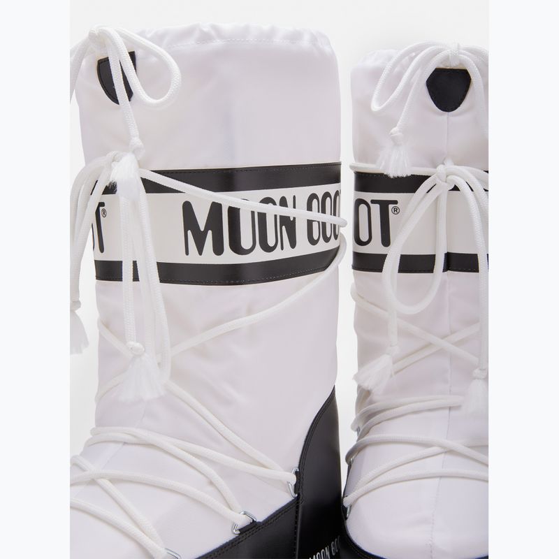 Moon Boot women's snow boots Icon Nylon black/white 12