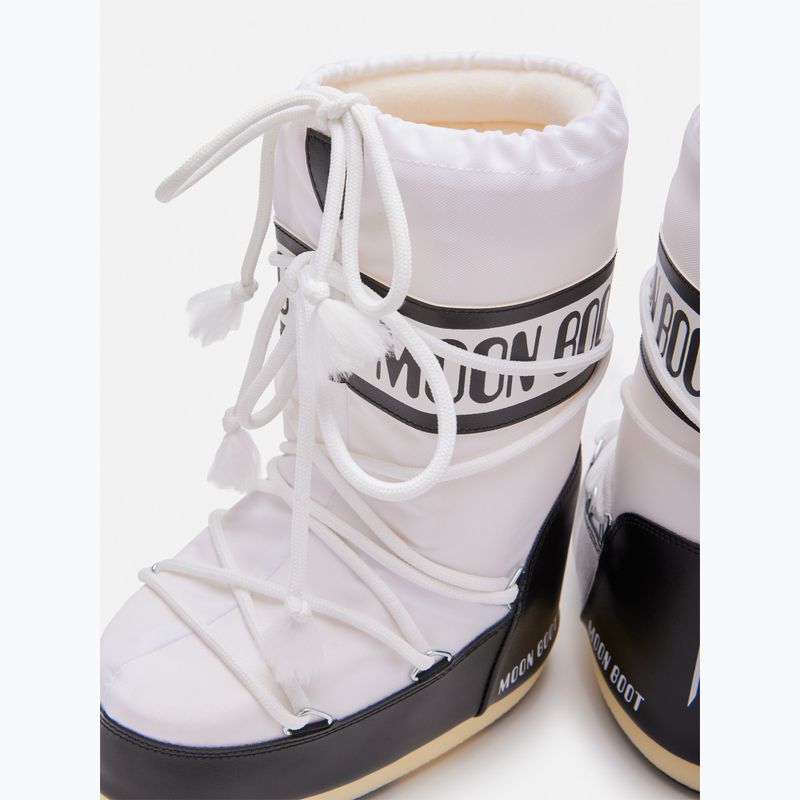 Moon Boot women's snow boots Icon Nylon black/white 13