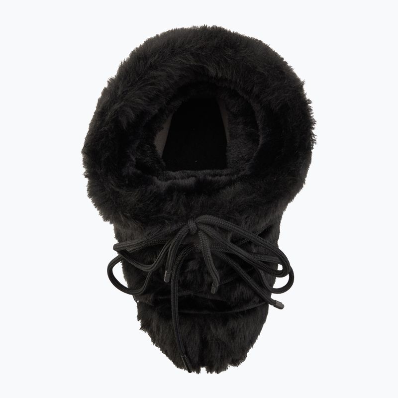 Women's snow boots Moon Boot Icon Low Faux Fur black 5
