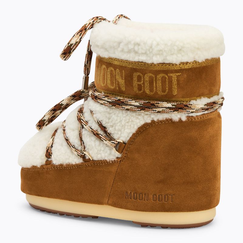 Women's snow boots Moon Boot Icon Low Shearling whisky/off white 3