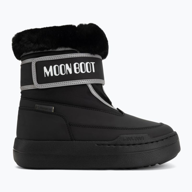 Children's snow boots Moon Boot Park Strap Jr black 2