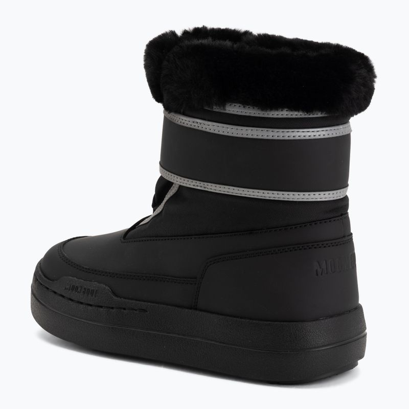 Children's snow boots Moon Boot Park Strap Jr black 3