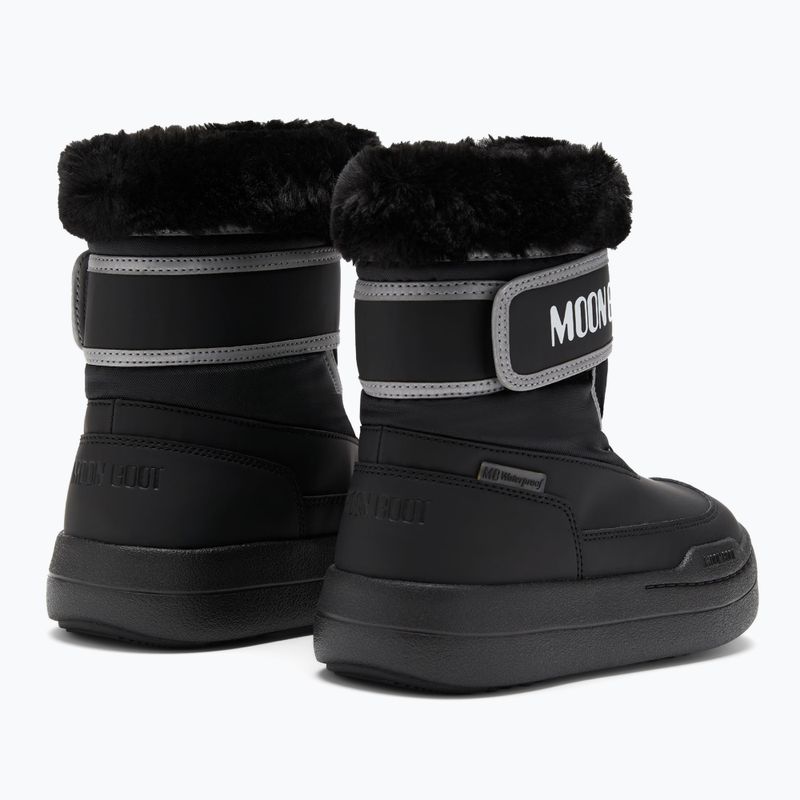 Children's snow boots Moon Boot Park Strap Jr black 2
