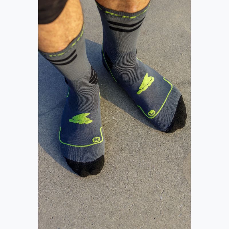 Socks Rollerblade High Performance anthracite/lime 5