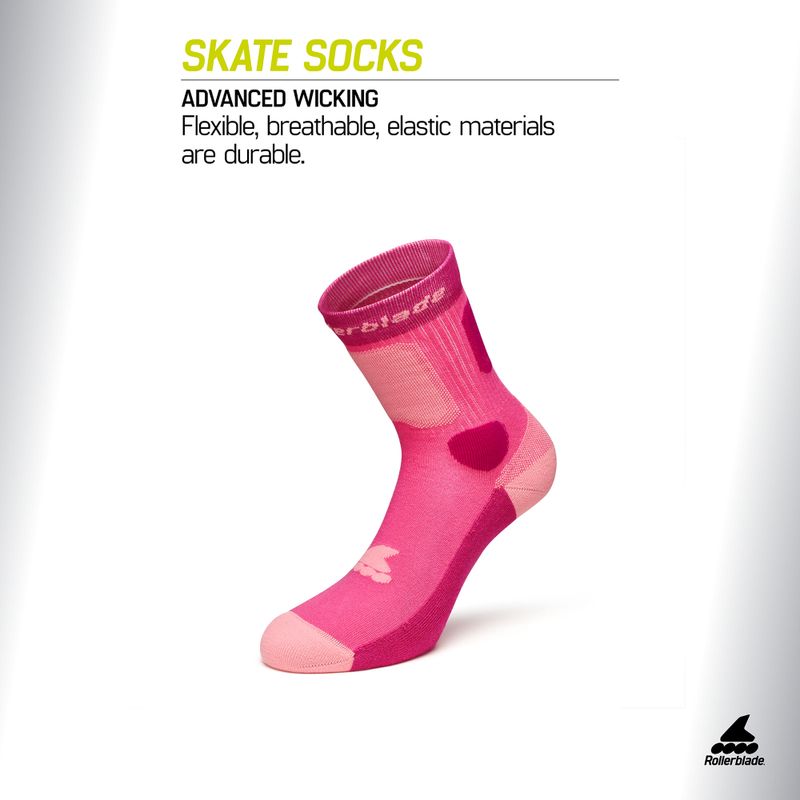 Socks Rollerblade Skate pink 3