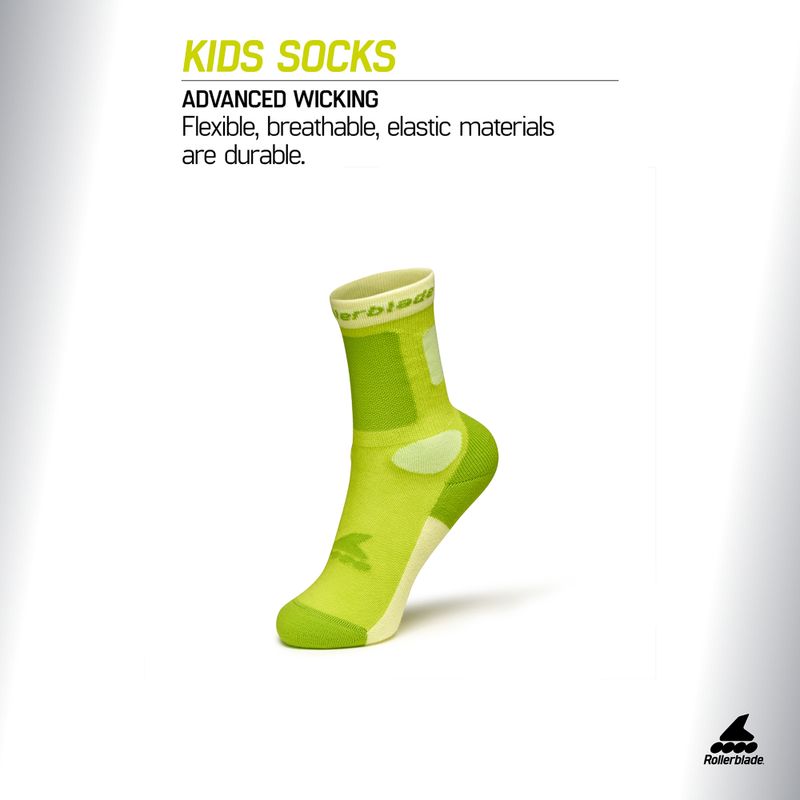 Children's socks Rollerblade Kids green 3