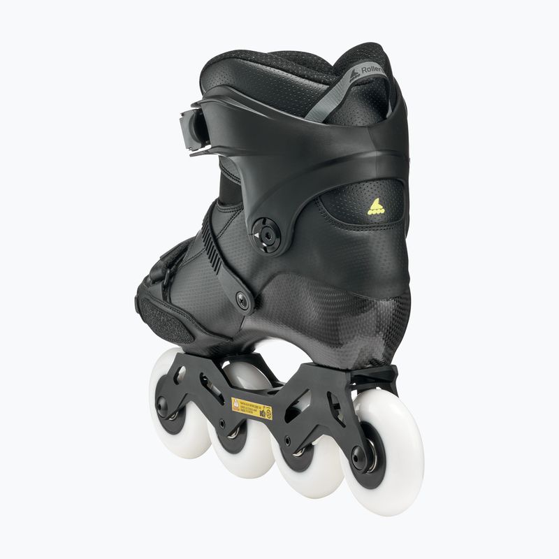 Men's inline skates Rollerblade Crossfire LX black/lime 6
