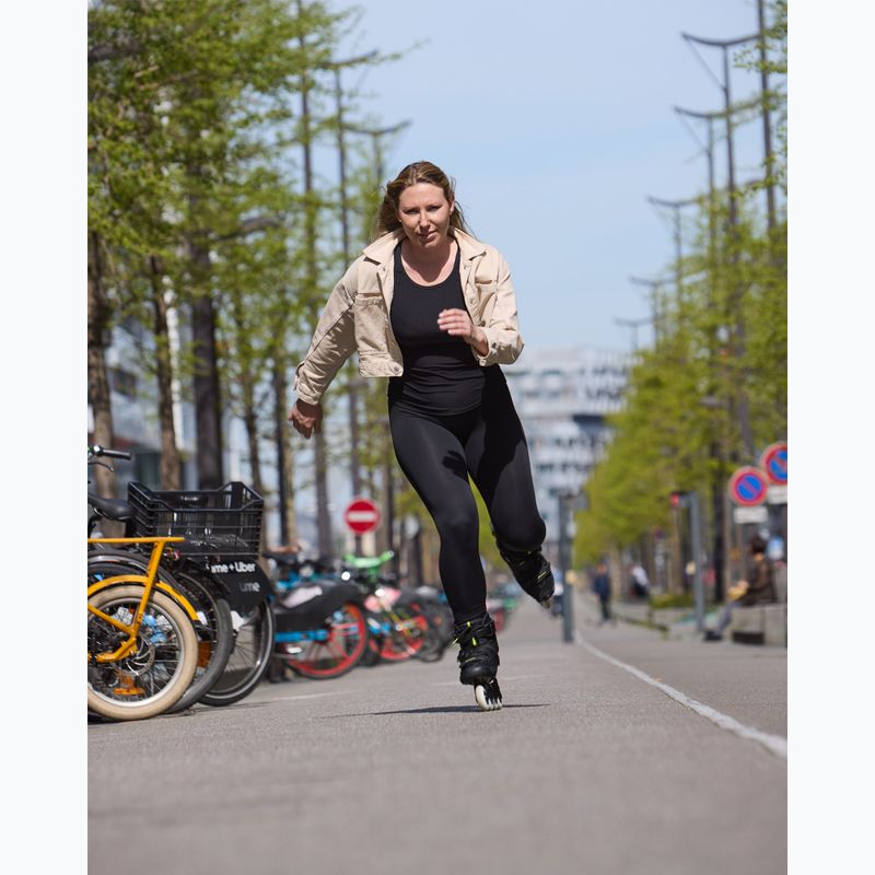 Men's rollerblades Rollerblade Crossfire LX black/lime 13