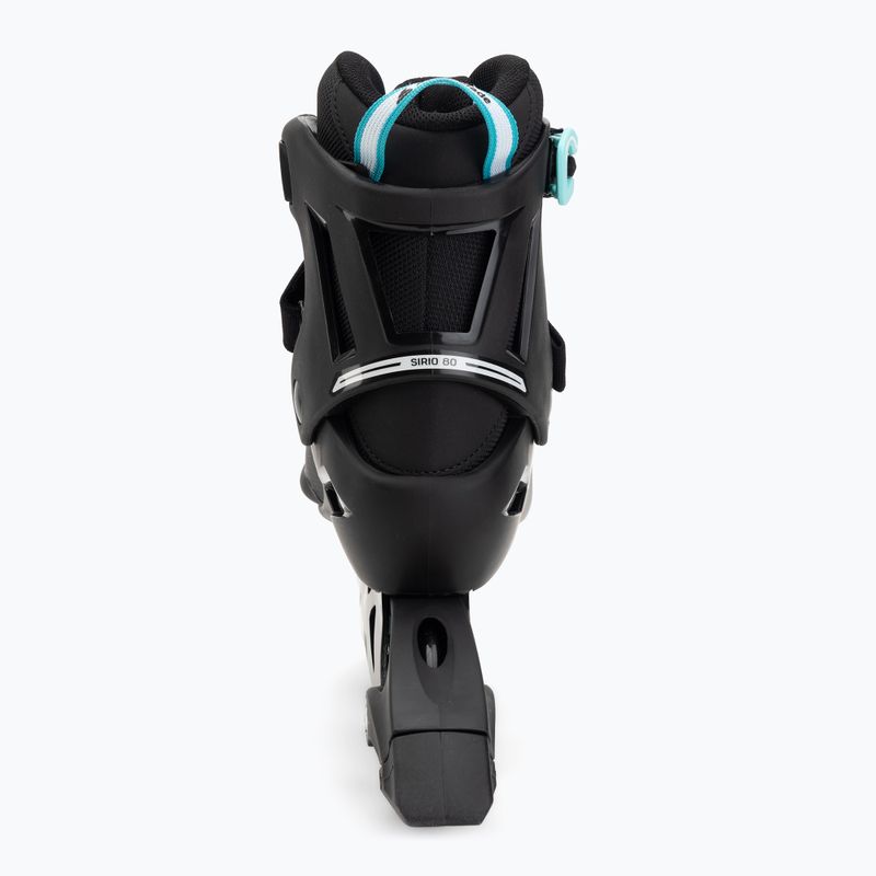 Women's inline skates Rollerblade Sirio 80 W black/teal blue 5