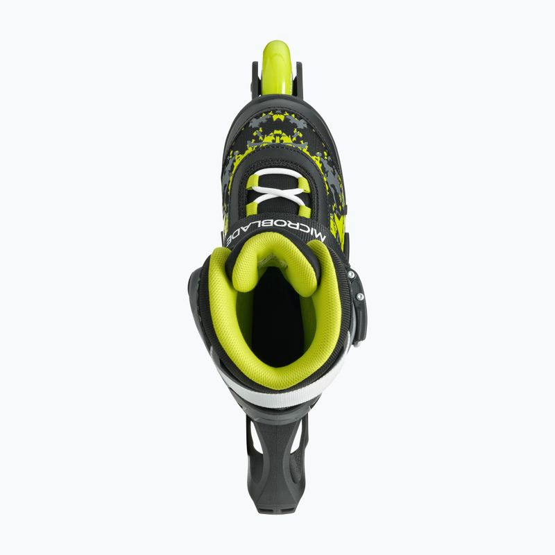 Children's rollerblades Rollerblade Microblade SL Jr black/lime 7