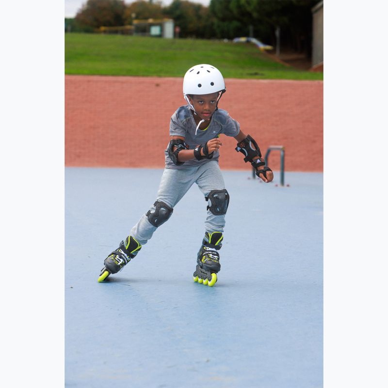 Children's rollerblades Rollerblade Microblade SL Jr black/lime 10