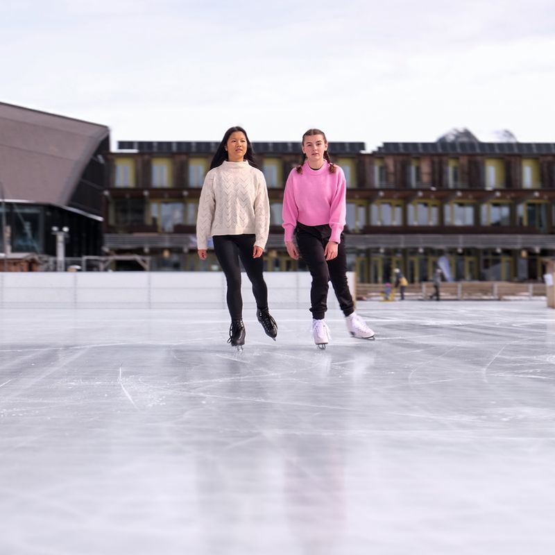 Women's figure skates Bladerunner Aurora W white/silver 6