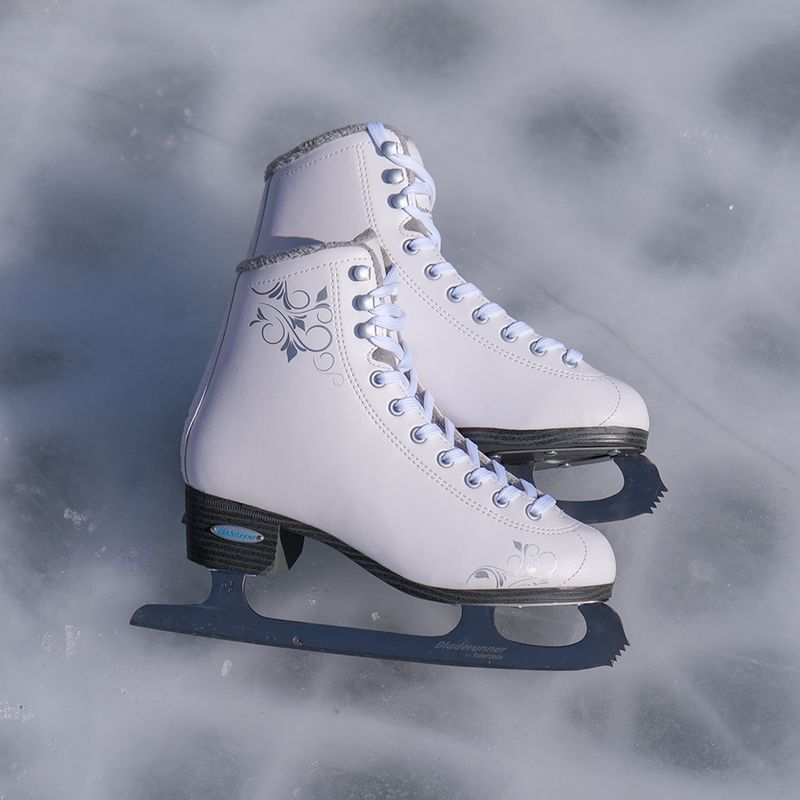 Women's figure skates Bladerunner Aurora W white/silver 9