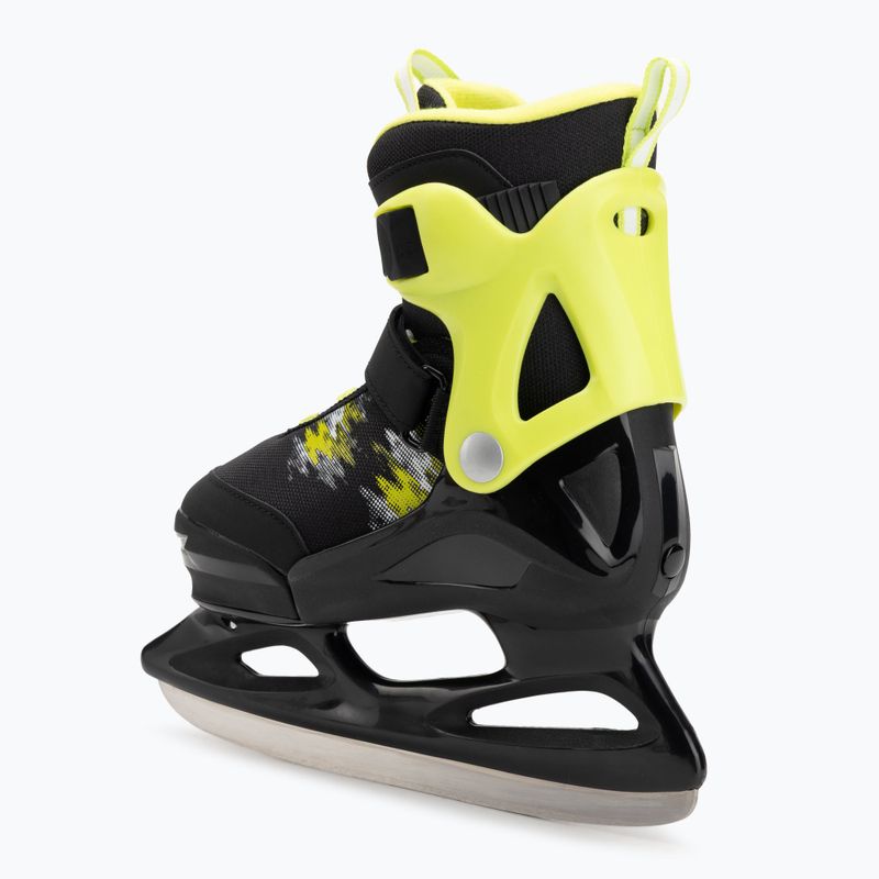 Children's skates Bladerunner Micro Ice black/lime 3