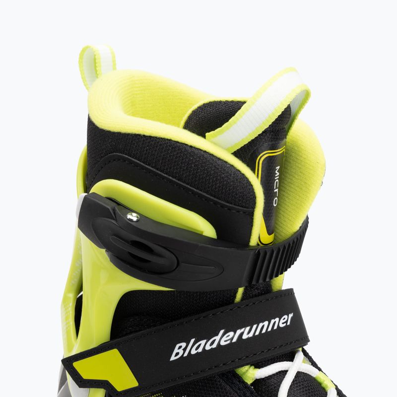 Children's skates Bladerunner Micro Ice black/lime 5